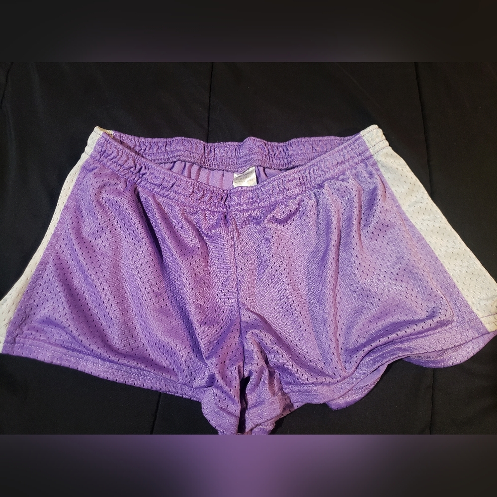 Purple Mesh Athletic Shorts Size M